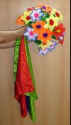 Появление большого букет цветов из платков | Giant Bouquet From 3 Silks