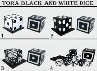 Кубик меняет цвет | Tora Black and White Dice